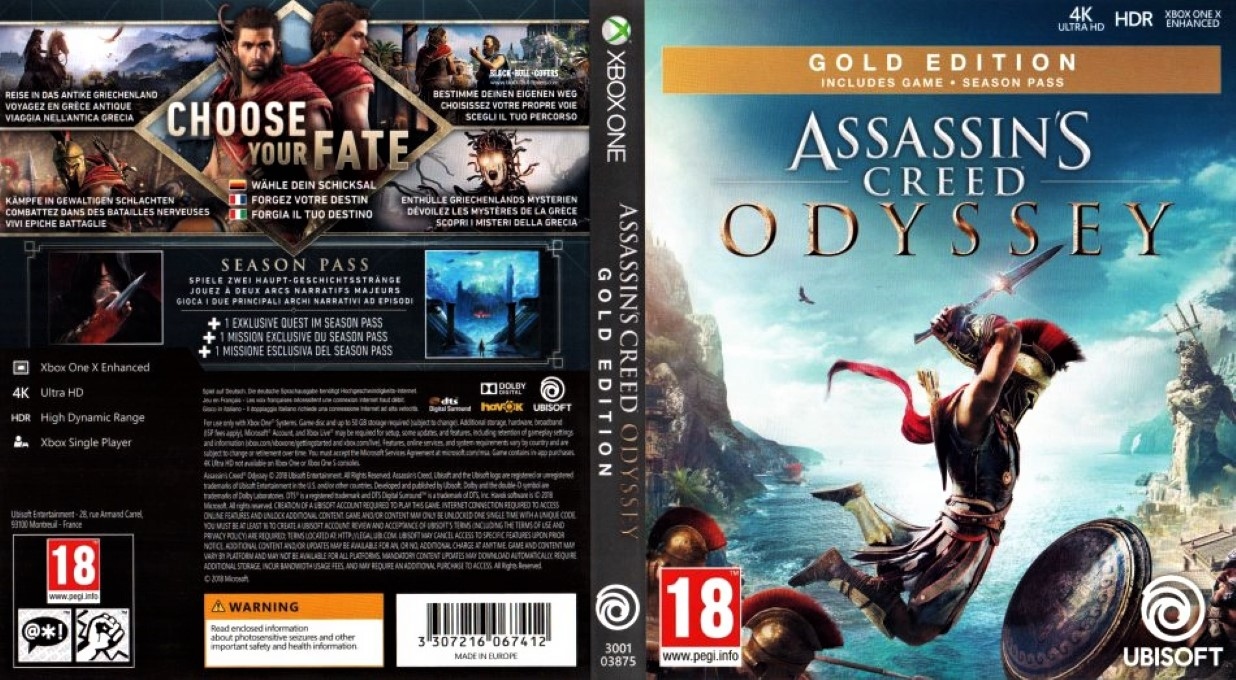 Assassin's Creed: Odyssey — box-texture (EU)