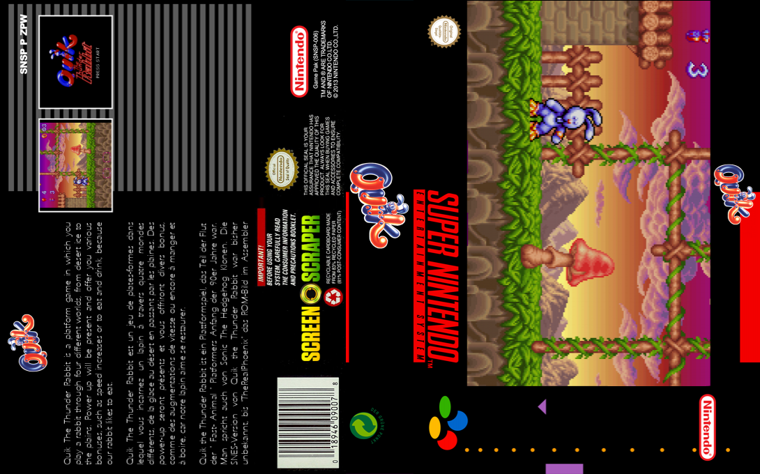 Quik The Thunder Rabbit — box-texture (SS)