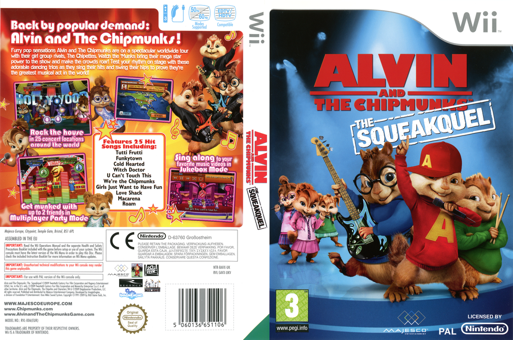 Alvin and the Chipmunks - The Squeakquel — box-texture (EU)