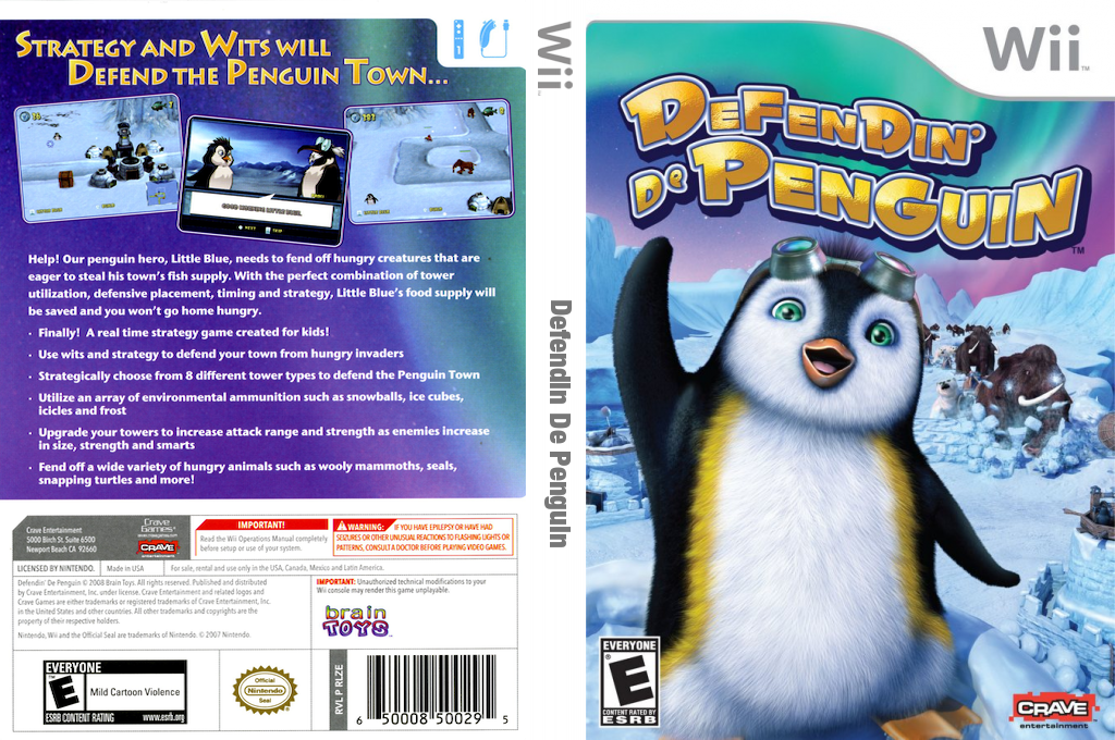 Defendin' De Penguin — box-texture (US)