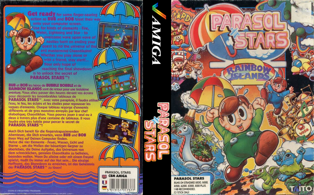 Parasol Stars - Rainbow Islands 2 — box-texture (WOR)