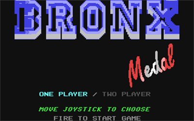 Bronx Medal — sstitle (WOR)