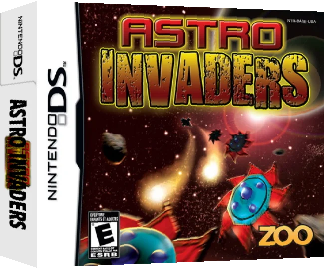 Astro Invaders — box-3D (US)