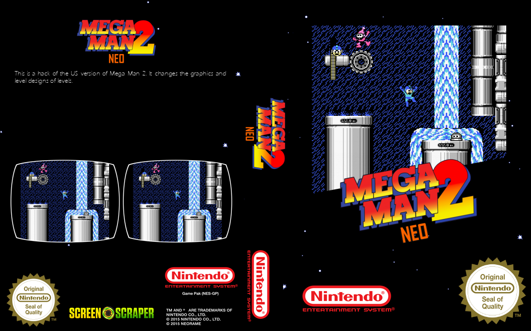 MegaMan II : NEO — box-texture (SS)