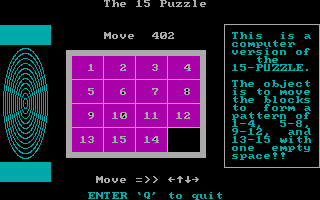 The 15 Puzzle — ss (WOR)