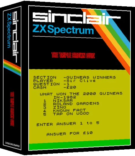 The Triple Crown Quiz — box-3D (SS)