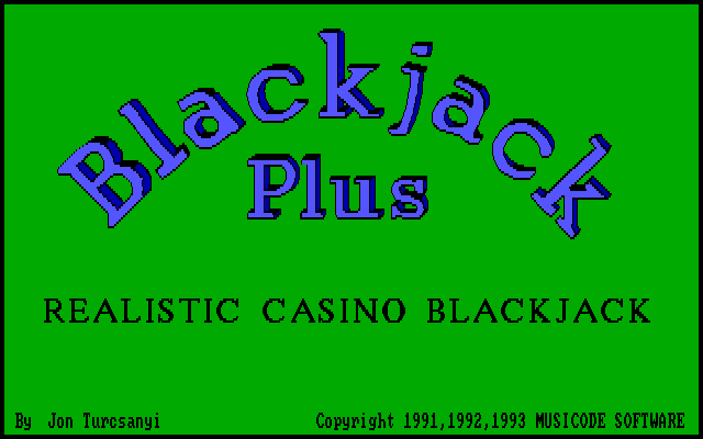 Blackjack Plus box art