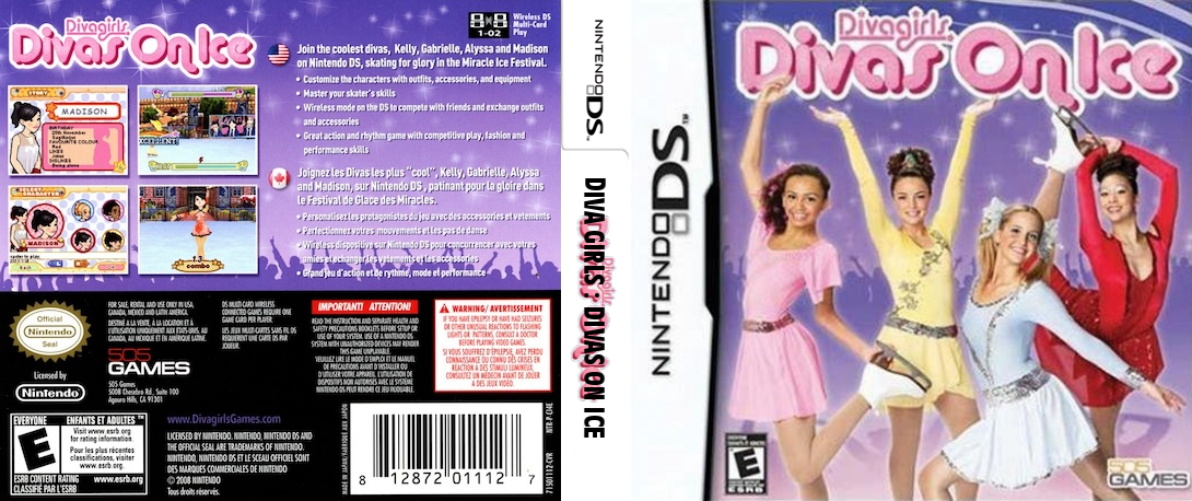 Diva Girls - Divas On Ice — box-texture (US)