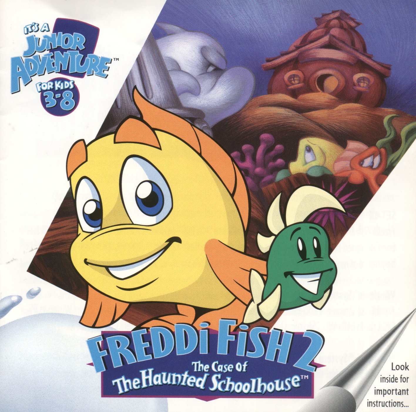Freddi Fish 2: The Case of the Haunted Schoolhouse box art