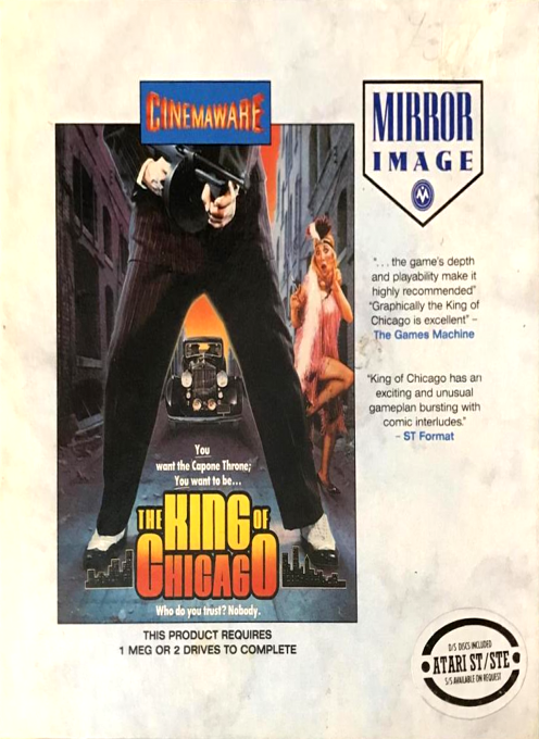 King Of Chicago, The box art