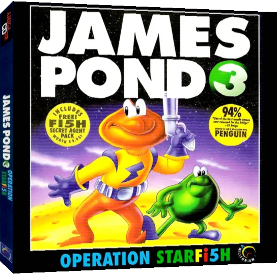 James Pond 3 - Operation Starfi5h — box-3D (WOR)