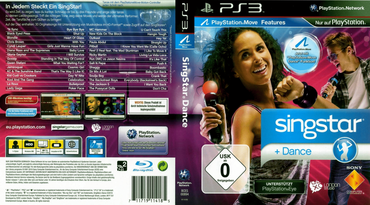 SingStar Dance — box-texture (DE)