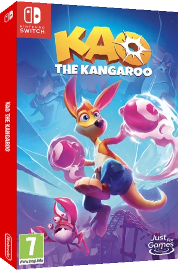Kao the Kangaroo — box-3D (EU)