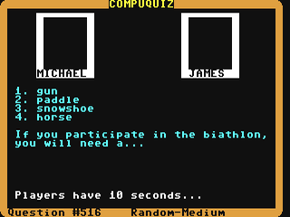 CompuQuiz : General Interest — ss (WOR)