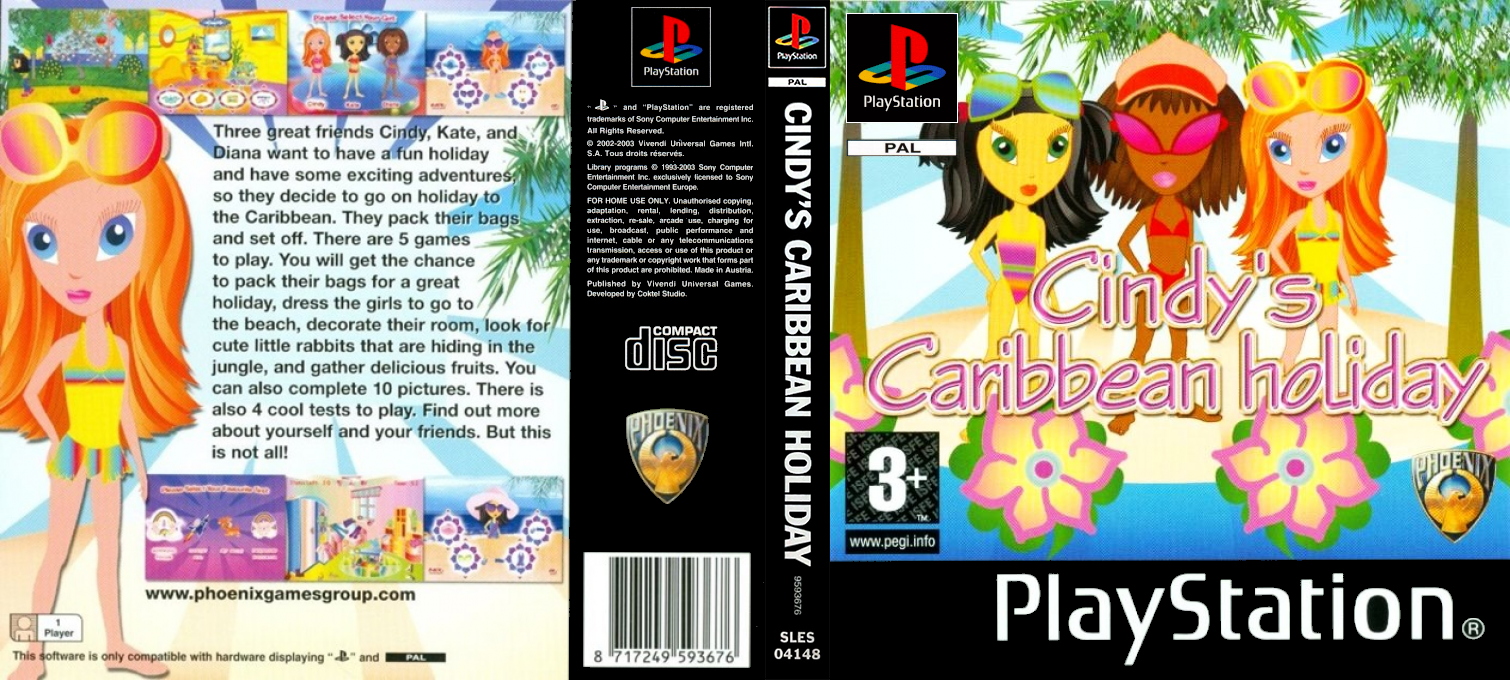Cindy's Caribbean Holiday — box-texture (EU)