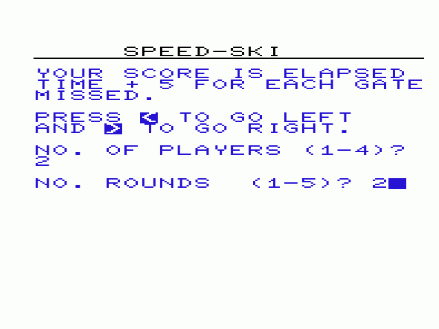 Speedski — sstitle (WOR)
