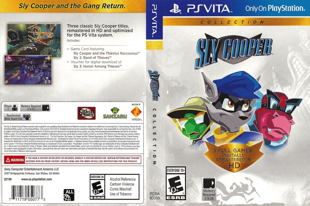 Sly Trilogy, The — box-texture (US)