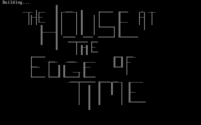 House At The Edge Of Time, The box art