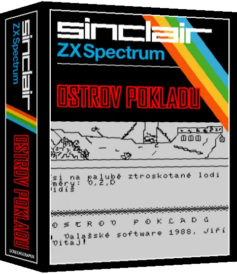 Ostrov pokladů — box-3D (SS)