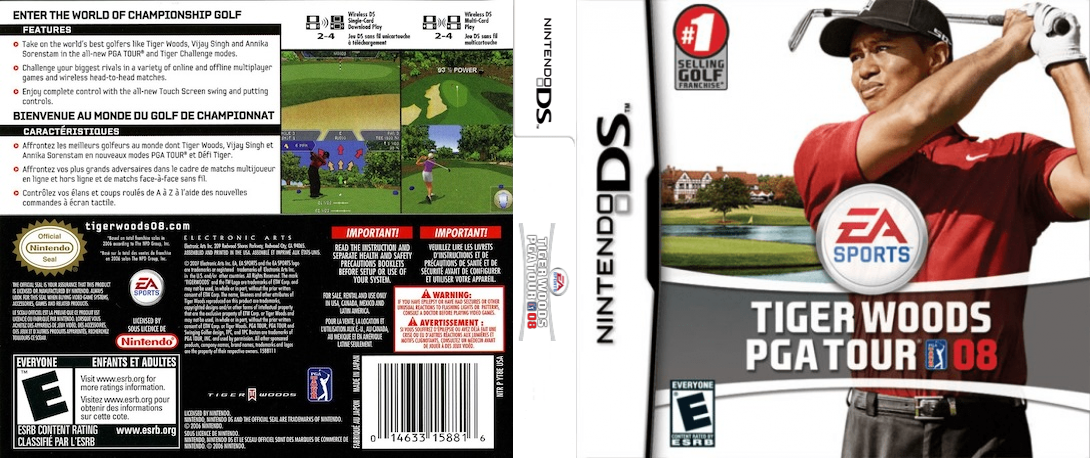 Tiger Woods PGA Tour 08 — box-texture (US)