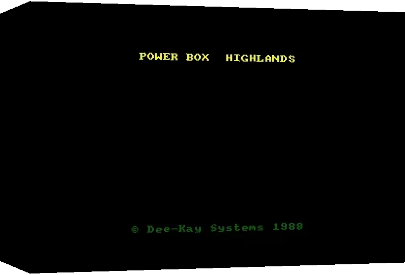 Power Box Highlands — box-3D (WOR)