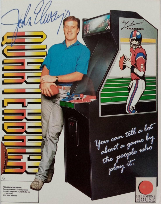 John Elway's Quarterback box art