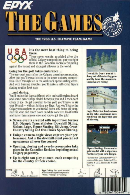 Games, The - Winter Edition — box-2D-back (US)