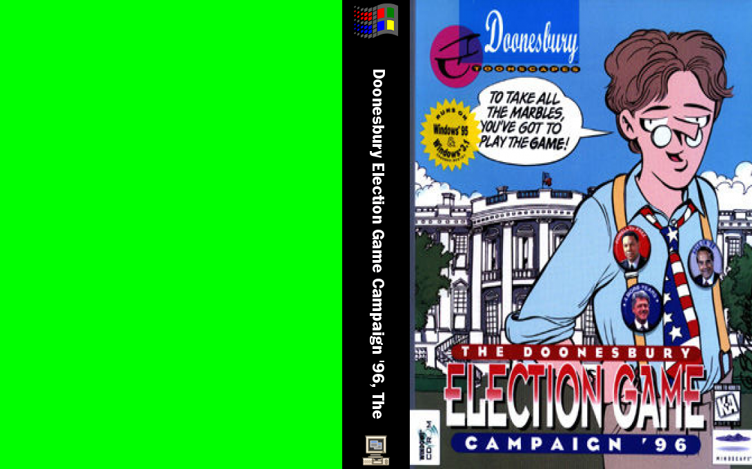 The Doonesbury Election Game Campaign '96 — box-texture (WOR)
