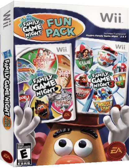 Hasbro Family Game Night Value Pack — box-3D (US)