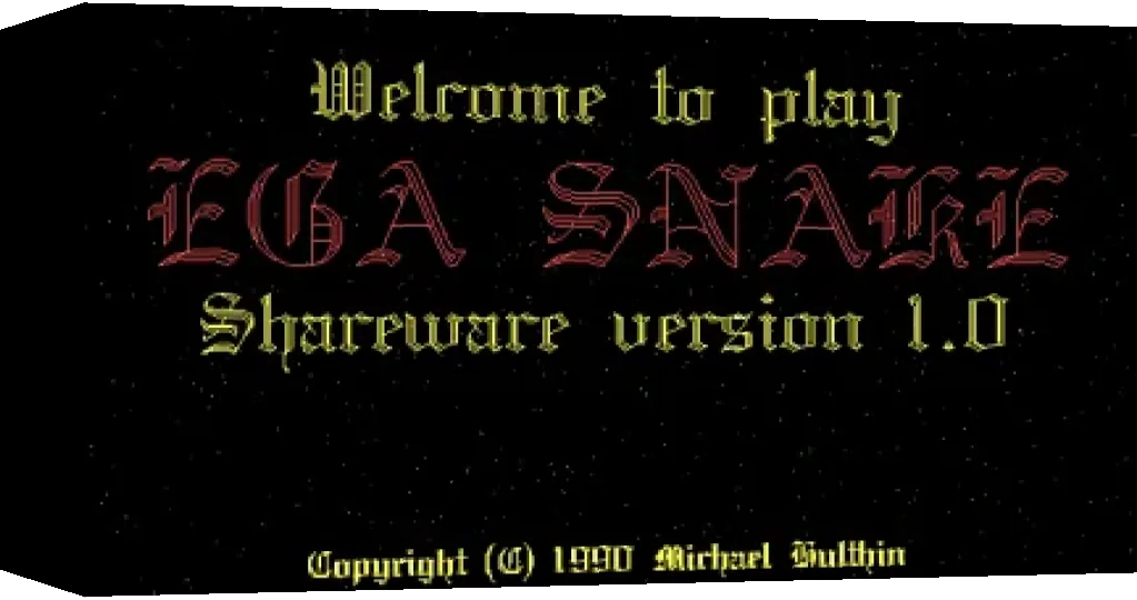 EGA Snake — box-3D (WOR)
