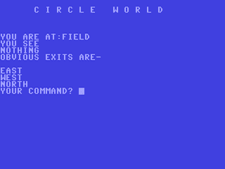 Circle World — ss (WOR)
