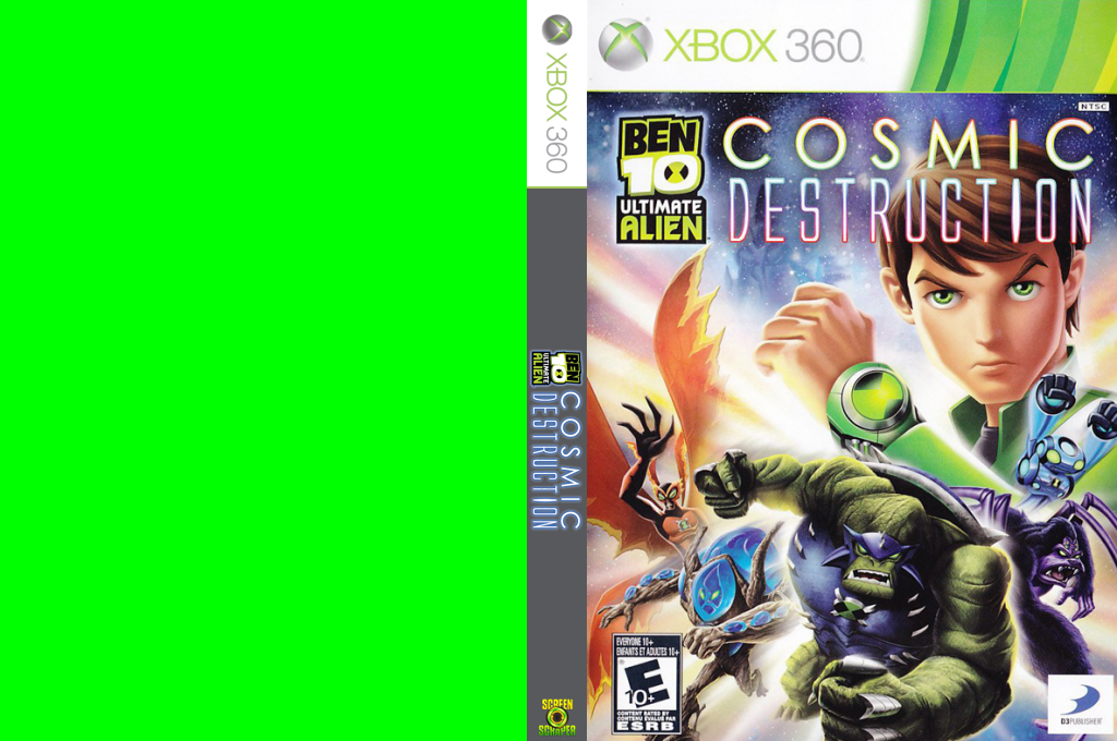 Ben 10 - Ultimate Alien - Cosmic Destruction — box-texture (US)