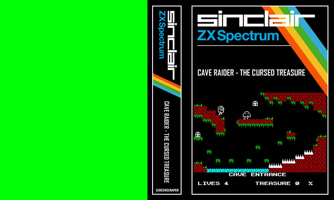 Cave Raider - The Cursed Treasure — box-texture (SS)