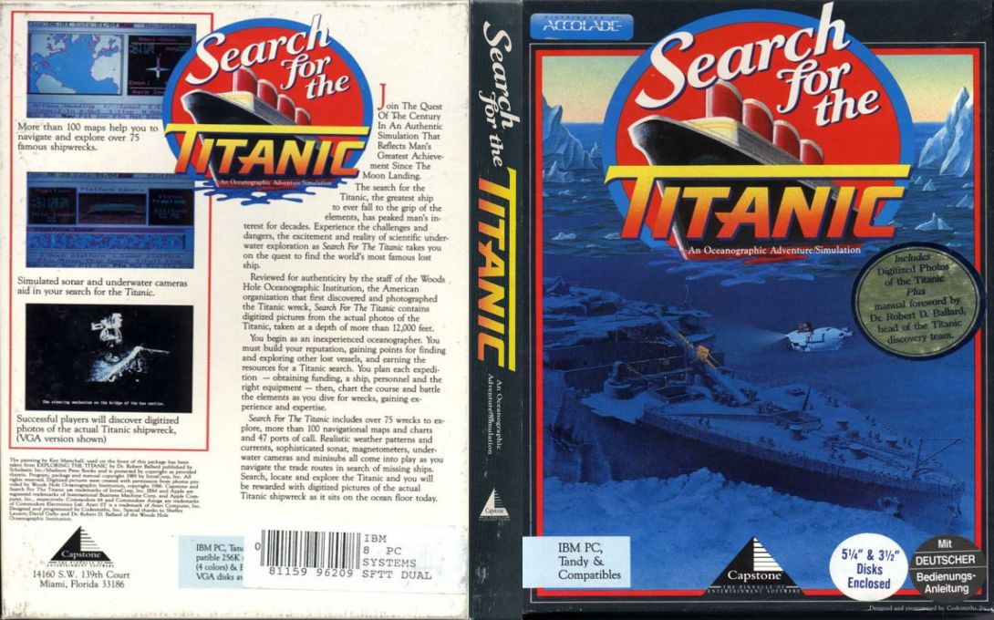 Search For The Titanic — box-texture (EU)