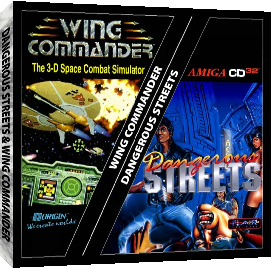 Dangerous Streets & Wing Commander — box-3D (WOR)