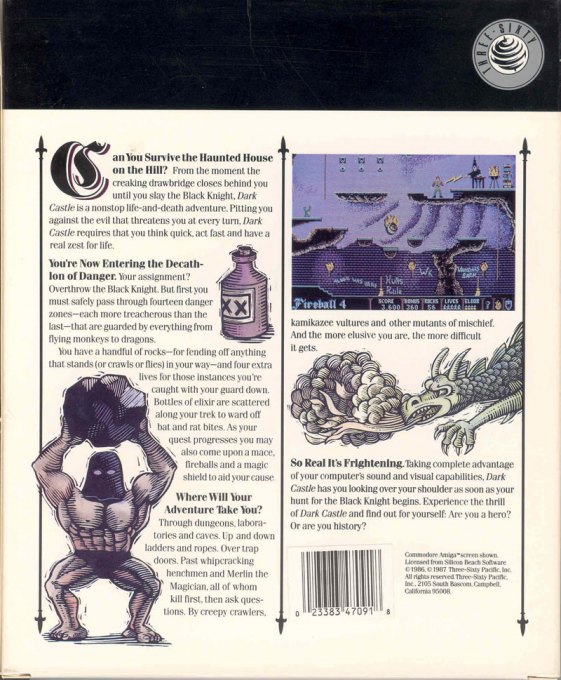 Dark Castle — box-2D-back (US)