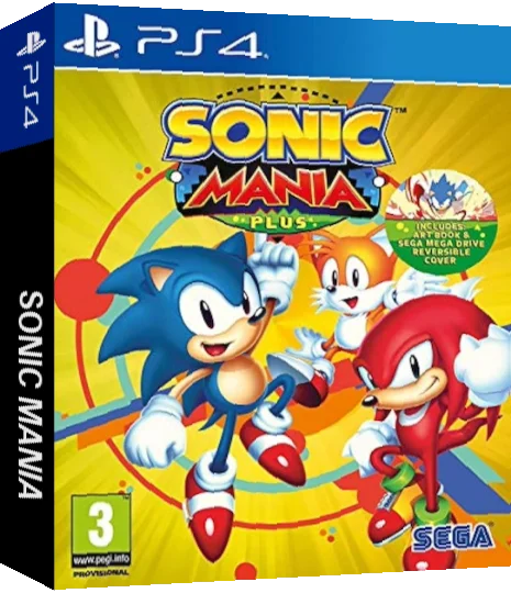 Sonic Mania — box-3D (EU)