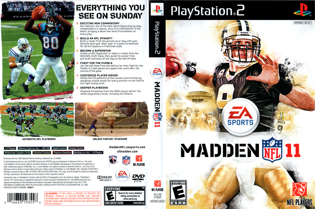 Madden NFL 11 — box-texture (US)