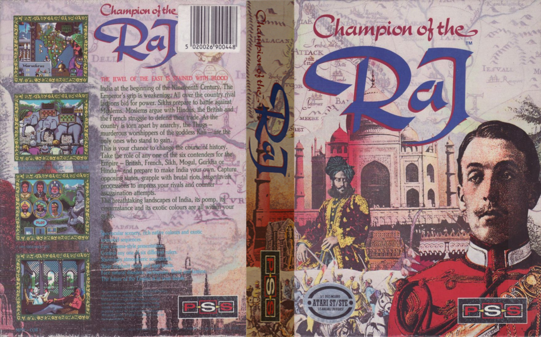 Champion of the Raj — box-texture (EU)