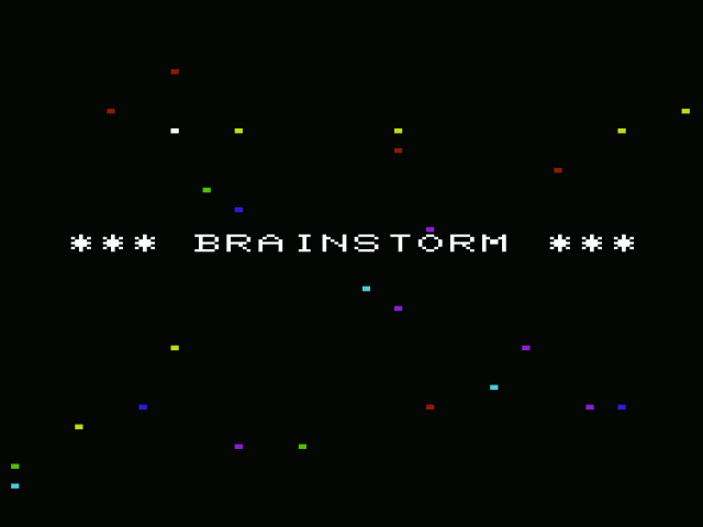 Brainstorm — sstitle (WOR)