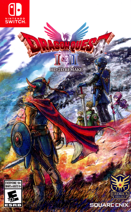 Dragon Quest I & II HD-2D Remake — box-2D (CA)