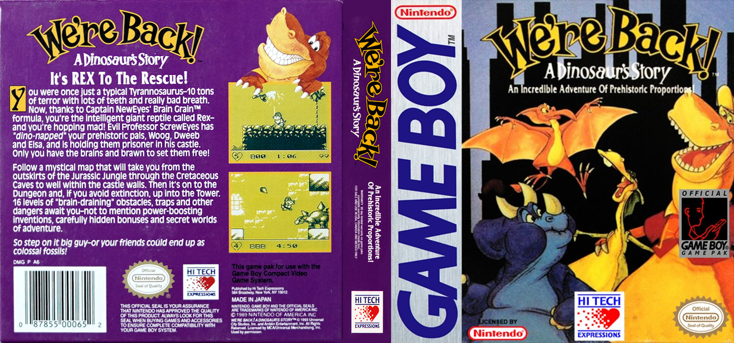 We're Back! : A Dinosaur's Story — box-texture (US)