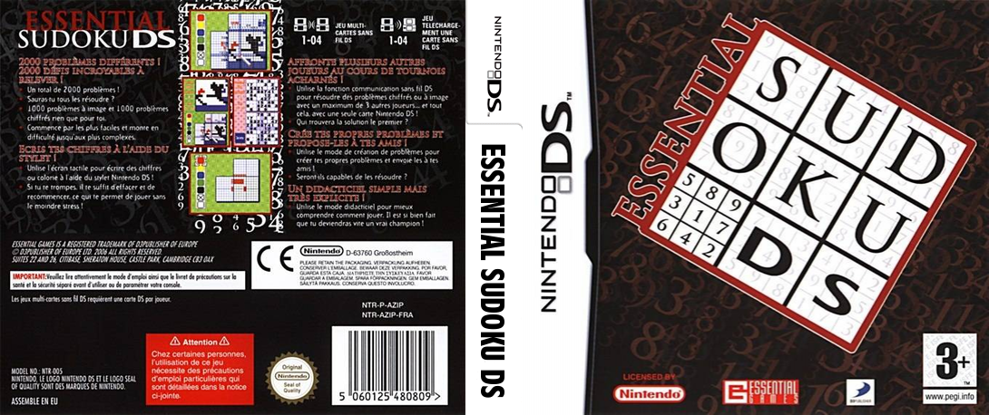 Simple DS Series Vol. 7 - The Illust Puzzle & Suuji Puzzle — box-texture (EU)