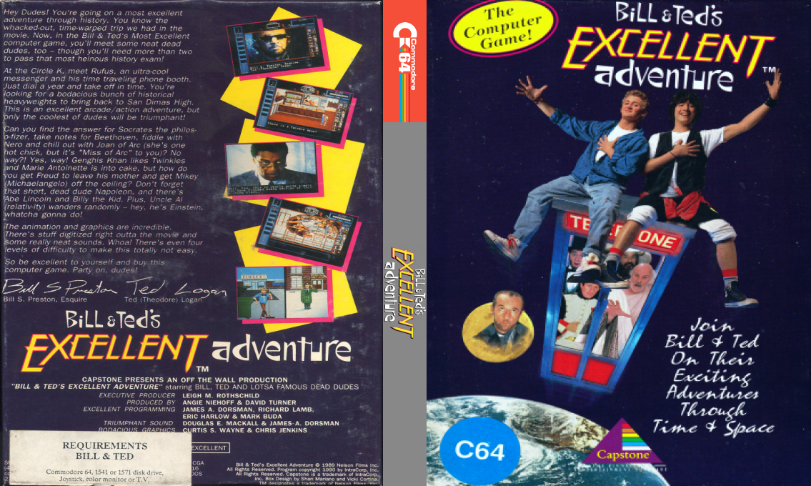 Bill And Ted's Excellent Adventure — box-texture (US)