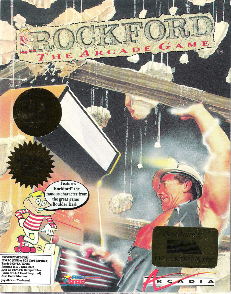 Rockford - The Arcade Game — box-2D (UK)