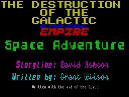The Destruction of the Galactic Empire — sstitle (WOR)