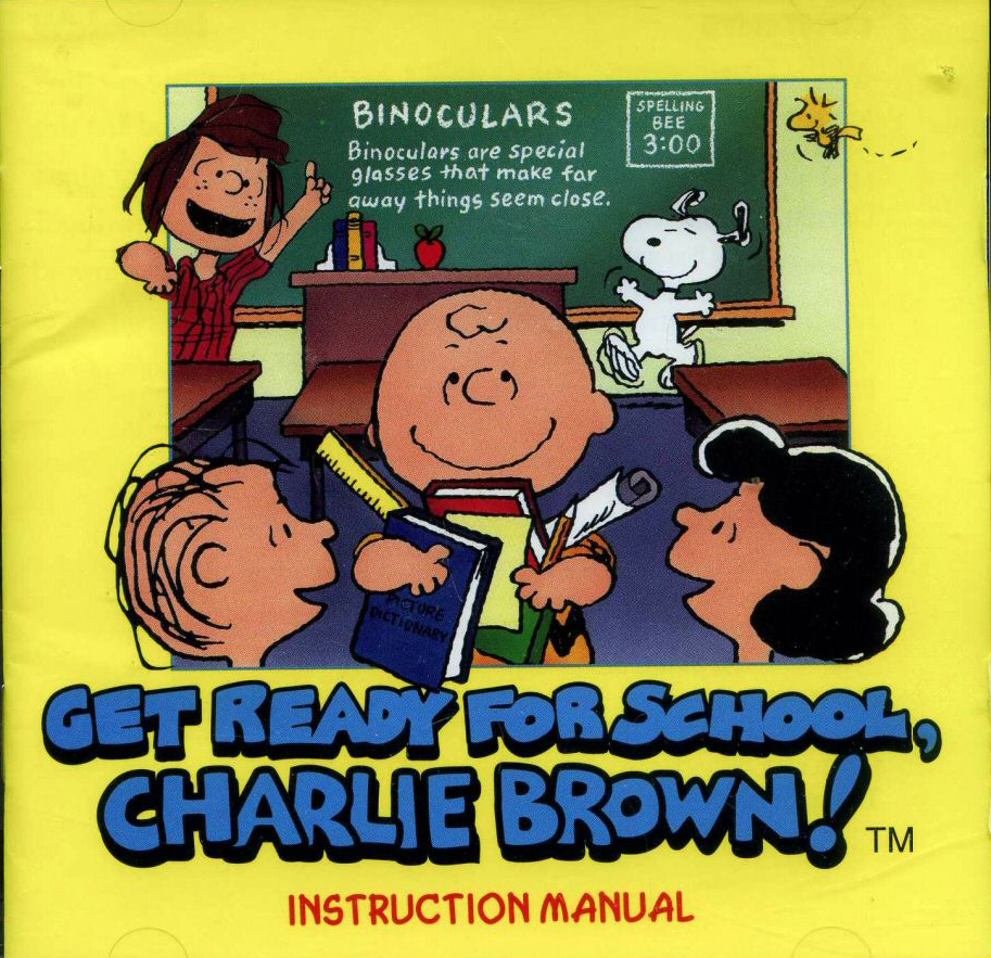 Get Ready for School, Charlie Brown! — box-2D (CUS)