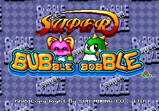 Super Bubble Bobble — sstitle (WOR)