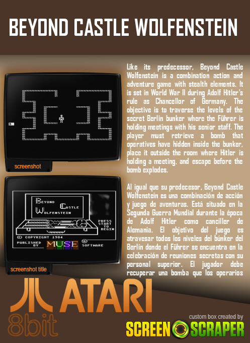 Beyond Castle Wolfenstein — box-2D-back (SS)