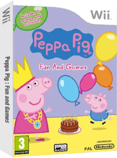 Peppa Pig - Fun and Games — box-3D (UK)